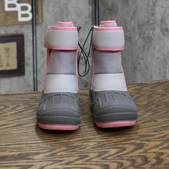 Cat & Jack Toddler Girls ,Lenny Winter Boots AEX55 Gray 8T - Picture 3 of 7